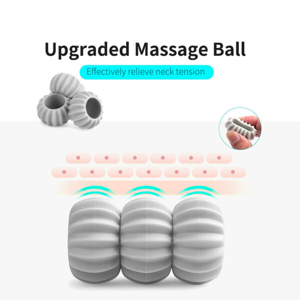 Multi-functional Manual Neck Massager - 6 Wheels - Image 13
