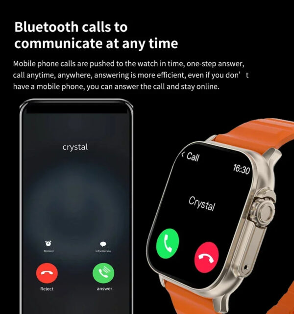 T900 Ultra Big 2.09 Display Smart Watch Series 8 - Image 10