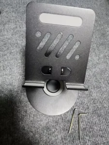 OrbitStand™ – 360° Rotating Aluminum Phone Holder. photo review
