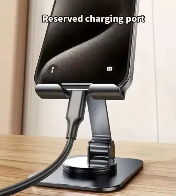 OrbitStand™ – 360° Rotating Aluminum Phone Holder. - Image 4