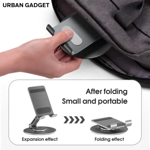 OrbitStand™ – 360° Rotating Aluminum Phone Holder. photo review