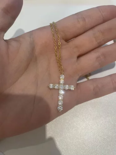Cross Pendant Necklace - Buy 1, Get 1 Free! ✝️🎁 photo review
