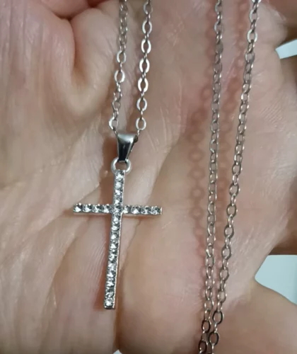 Cross Pendant Necklace - Buy 1, Get 1 Free! ✝️🎁 photo review