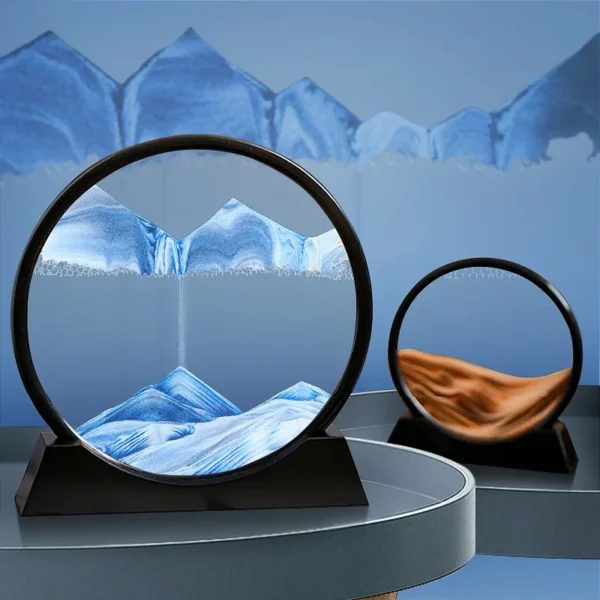 3D Hourglass Deep Sea Sandscape