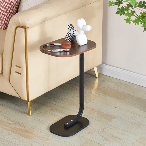 HomeFlex™ Luxury Side Table Brown-White - Image 3