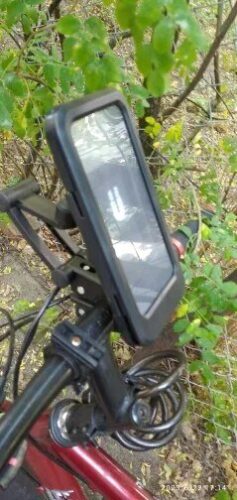 Waterproof MotorcycleBike Phone Holder 360° Rotatable photo review