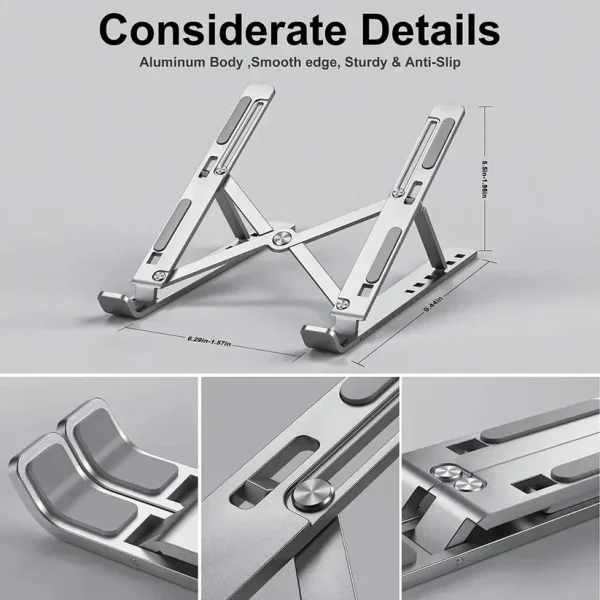 Z Stand aluminum Laptop Holder + Free Bag🎁 - Image 2