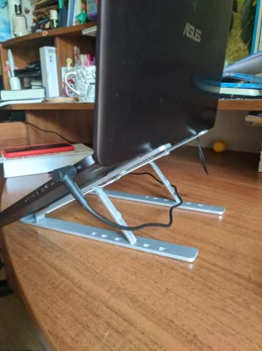 Z Stand aluminum Laptop Holder + Free Bag🎁 photo review