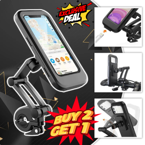 MotorClip™ – The Ultimate 360° Rotating Motorcycle Phone Mount (Free Gift included🎁)
