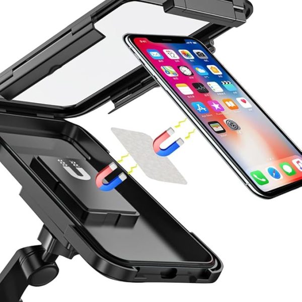 Waterproof MotorcycleBike Phone Holder 360° Rotatable - Image 2