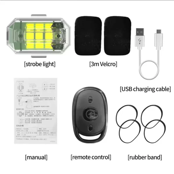 RGB Strobe Light with Remote for Bike & Vehicle - Image 2