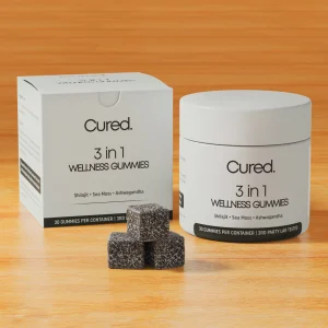 CURED® 3-in-1 Wellness Gummies – Natural Support for Sleep, Stress & Immunity
