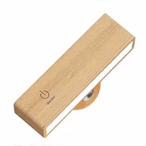 360° Magnetic Rotating Wood Lamp