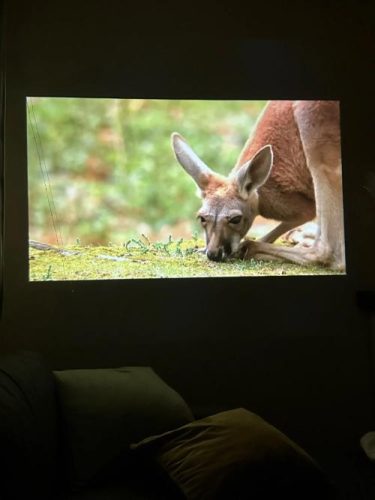 4K Android 11 Portable Projector – HY300 Smart Home Theater & Outdoor Cinema photo review