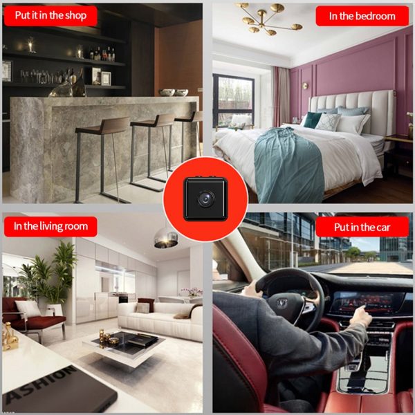 HD Mini WiFi Security Camera – Monitoring with Sound Detection & Night Vision - Image 3