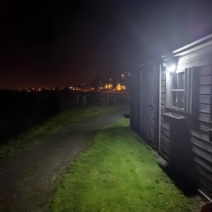 Three-sided solar light with motion sensor | SENSBEAM photo review