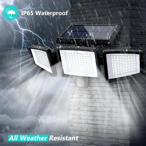 Remote Control Solar Waterproof Foldable Outdoor Wall Light - Image 3