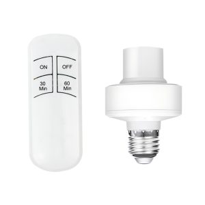 Smart E27 Light Bulb Socket Remote Control Kit for Easy Wireless Lighting