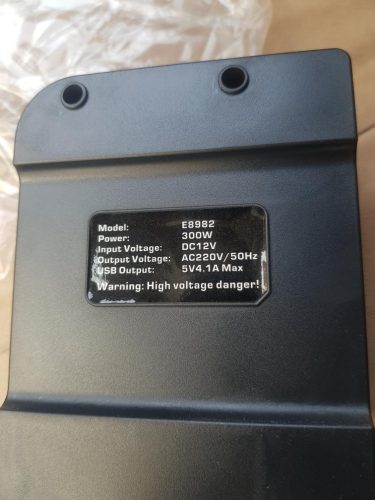 300W Car Power Inverter DC 12V to AC 220V with 4 USB Ports photo review