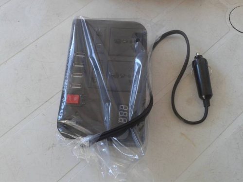 300W Car Power Inverter DC 12V to AC 220V with 4 USB Ports photo review