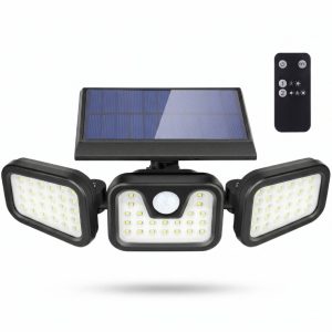 SolarGuard™ Pro — Smart Solar Motion Security Light (IP65 Waterproof, 1050 Lumens, Adjustable 3-Head Design)