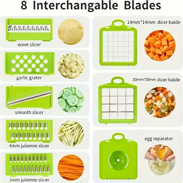 14-in-1 Multi-Function Vegetable Chopper - Image 2
