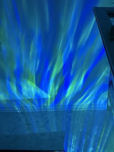 Galaxy Projector Light with Remote - White USB Water Wave Light photo review