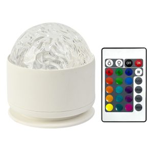 Galaxy Projector Light with Remote - White USB Water Wave Light