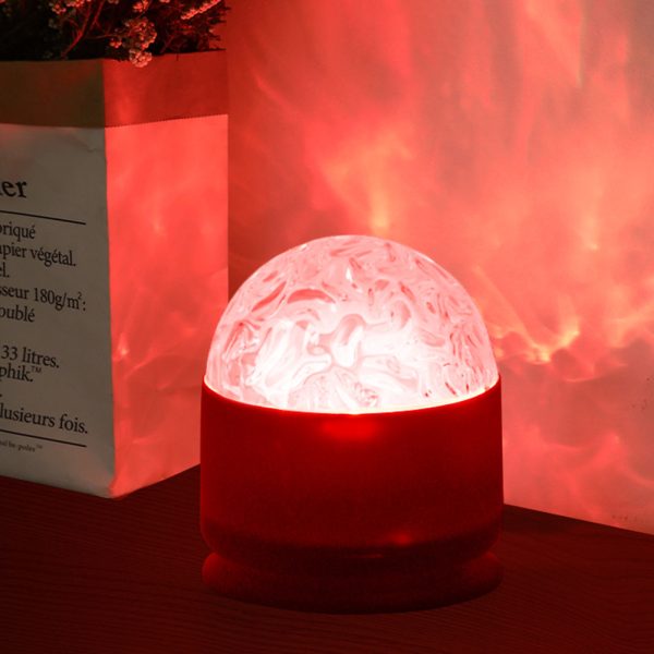 Galaxy Projector Light with Remote - White USB Water Wave Light - Image 3