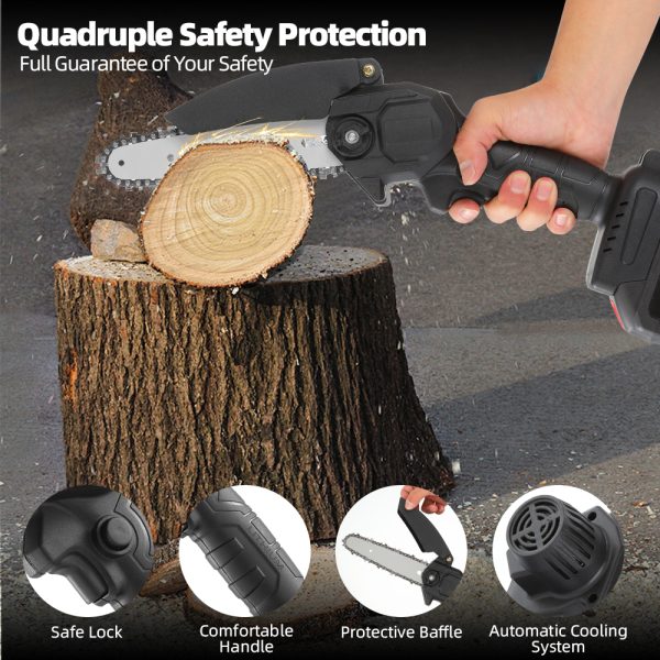 Grunde™ Cordless Battery Chainsaw | Powerful, Portable & Cord-Free - Image 3