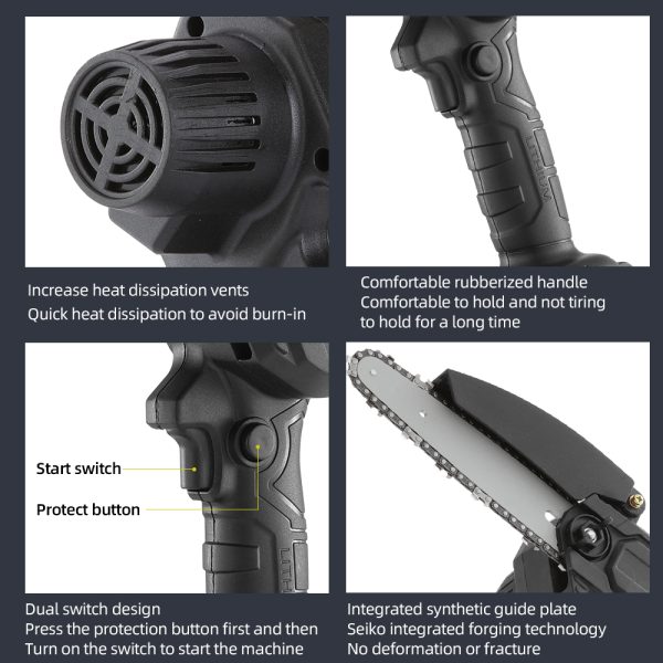 Grunde™ Cordless Battery Chainsaw | Powerful, Portable & Cord-Free - Image 4