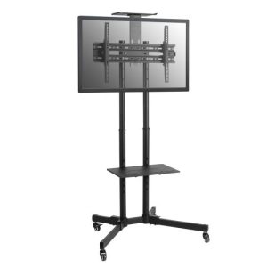 Mobile TV Stand for 32 to 65 inch TVs with Wheels and Shelf