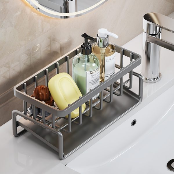 Stainless Steel Sink Shelf with Self-Draining - Image 3