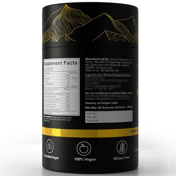 Himalayan Shilajit GOLD Energy Gummies | 60 Gummies - 60 Days supply - Image 2