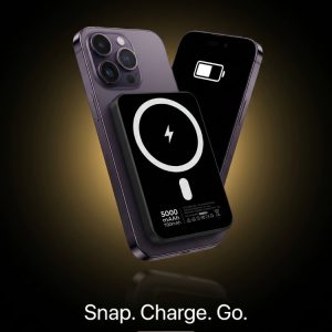 MagSnap™ Ultra-Slim Power Bank — 15W Magnetic Wireless + 20W USB-C Fast Charge