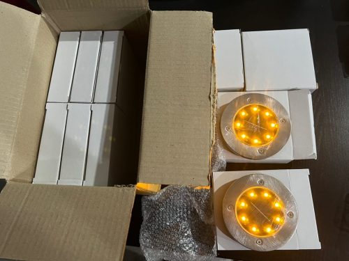 SolarGlow™ LED Outdoor Lights – Auto-On Waterproof Garden Lamps x 4 photo review