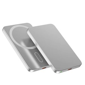 MagSafe™ Ultra Slim Power Bank – 15W Fast Wireless Charging & 5,000mAh