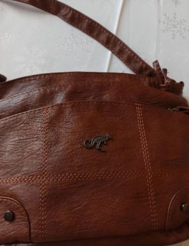 Vintage Leather Crossbody Bag, Multi-Pocket Elegant Shoulder Purse photo review