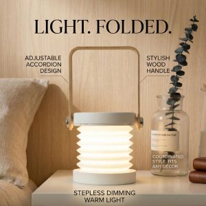 Modern Collapsible LED Lantern for Home and Travel