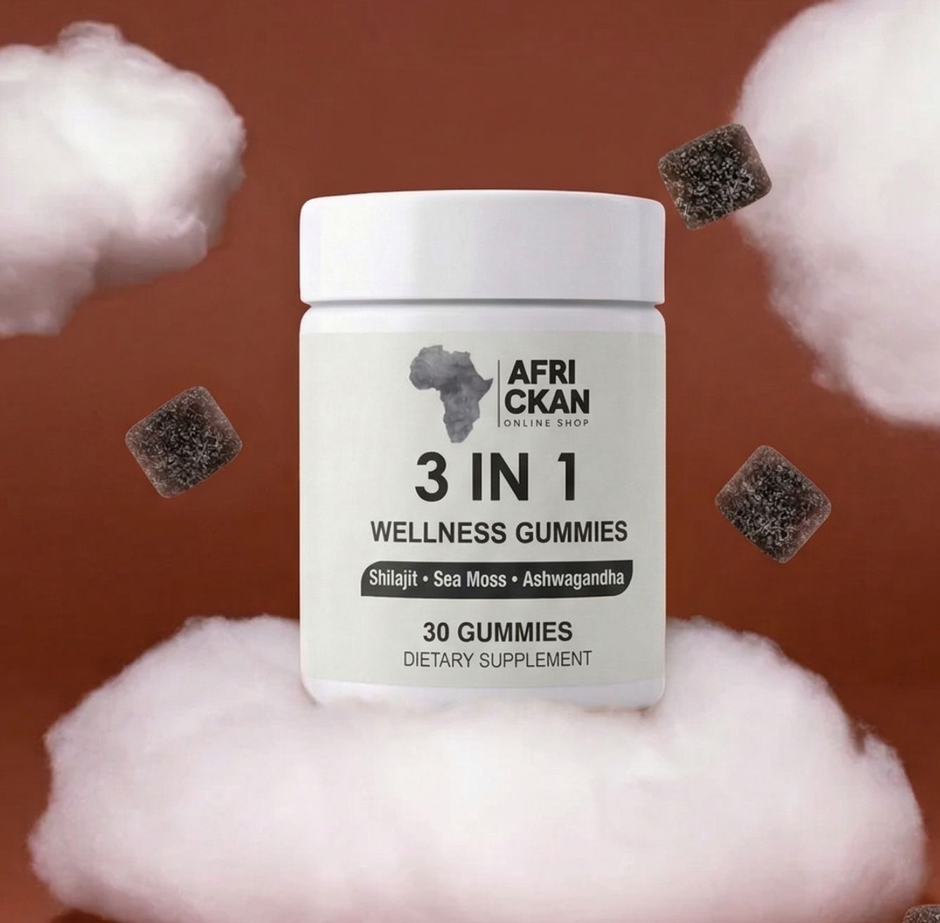 AFRICKAN® 3-in-1 Wellness Gummies