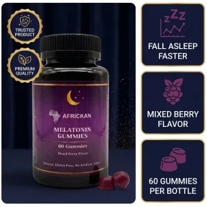 Africkan Melatonin Gummies - Deep Sleep Formula